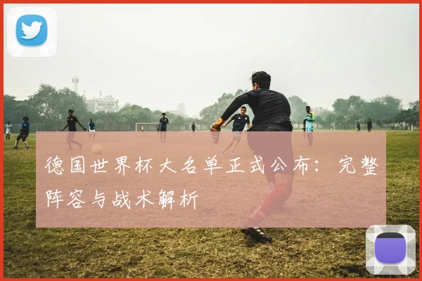 德国世界杯大名单正式公布：完整阵容与战术解析